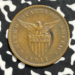 1914-S U.S. Philippines 1 Centavo Lot#C0673