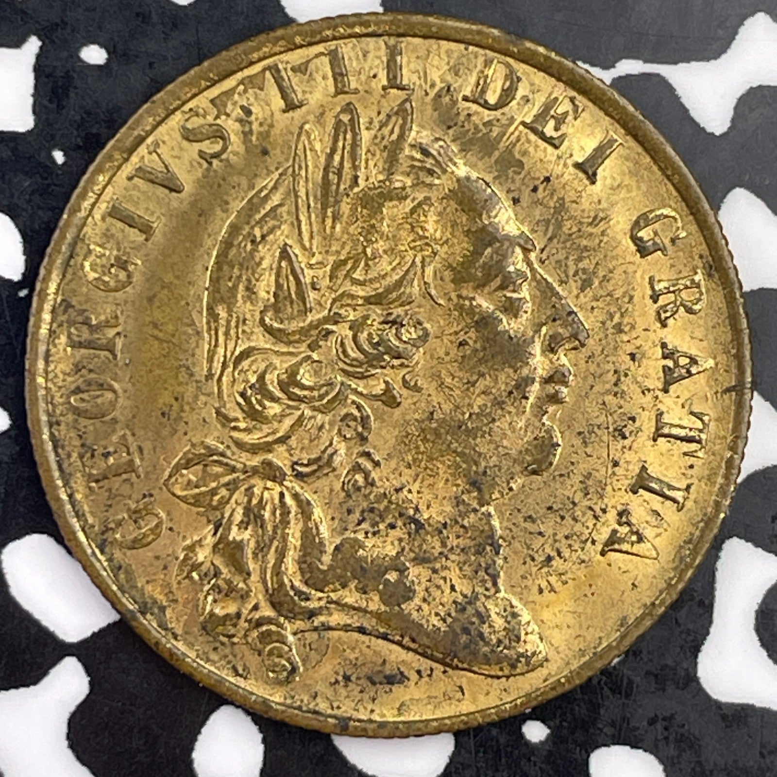 1797 Great Britain 1 Guinea Gaming Token Lot#F3287 High Grade! Beautiful!