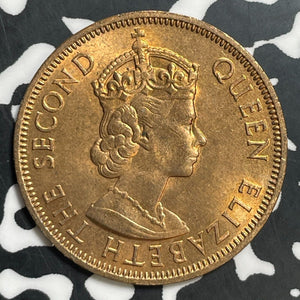 1955 Eastern Caribbean Territories 1 Cent Lot#E7967 High Grade! Beautiful!