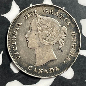 1896 Canada 5 Cents Lot#E8574 Silver!