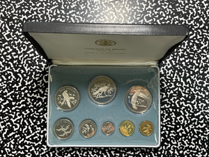 1974 Belize 8x Coin Proof Set Lot#B2809 With Case & C.O.A.