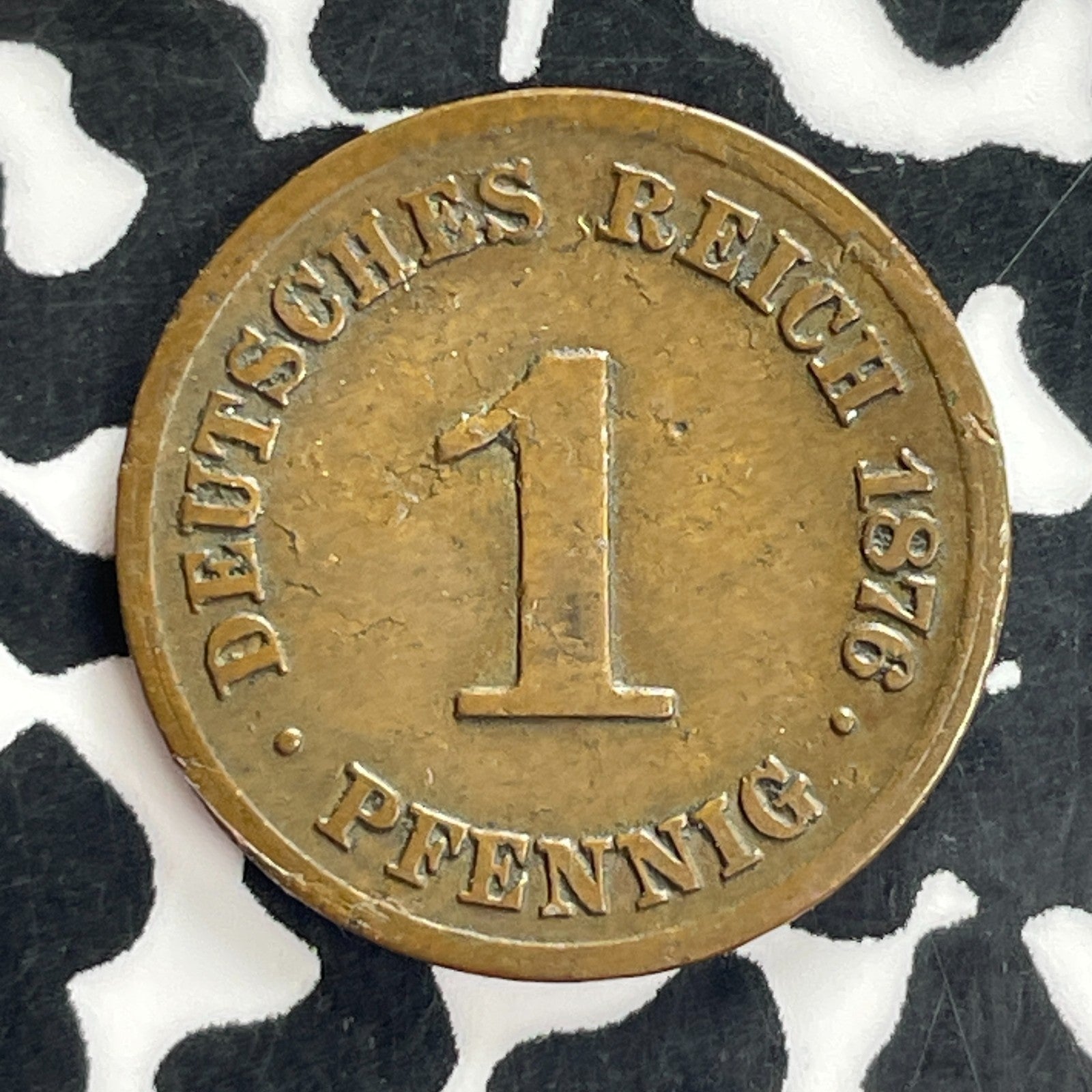 1876-C Germany 1 Pfennig Lot#C3915