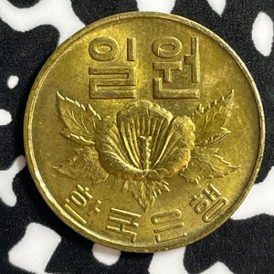 1967 Korea 1 Won Lot#E3512 High Grade! Beautiful!