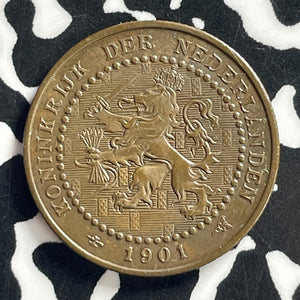 1901 Netherlands 1 Cent Lot#C0816 Nice!