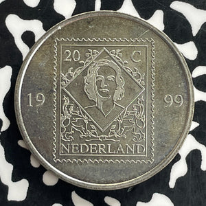 1999 Netherlands Postage Stamp Medal Lot#C1269 High Grade! Beautiful!