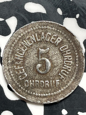 Undated Germany Ohrdruf 5 Pfennig Notgeld Lot#T9905