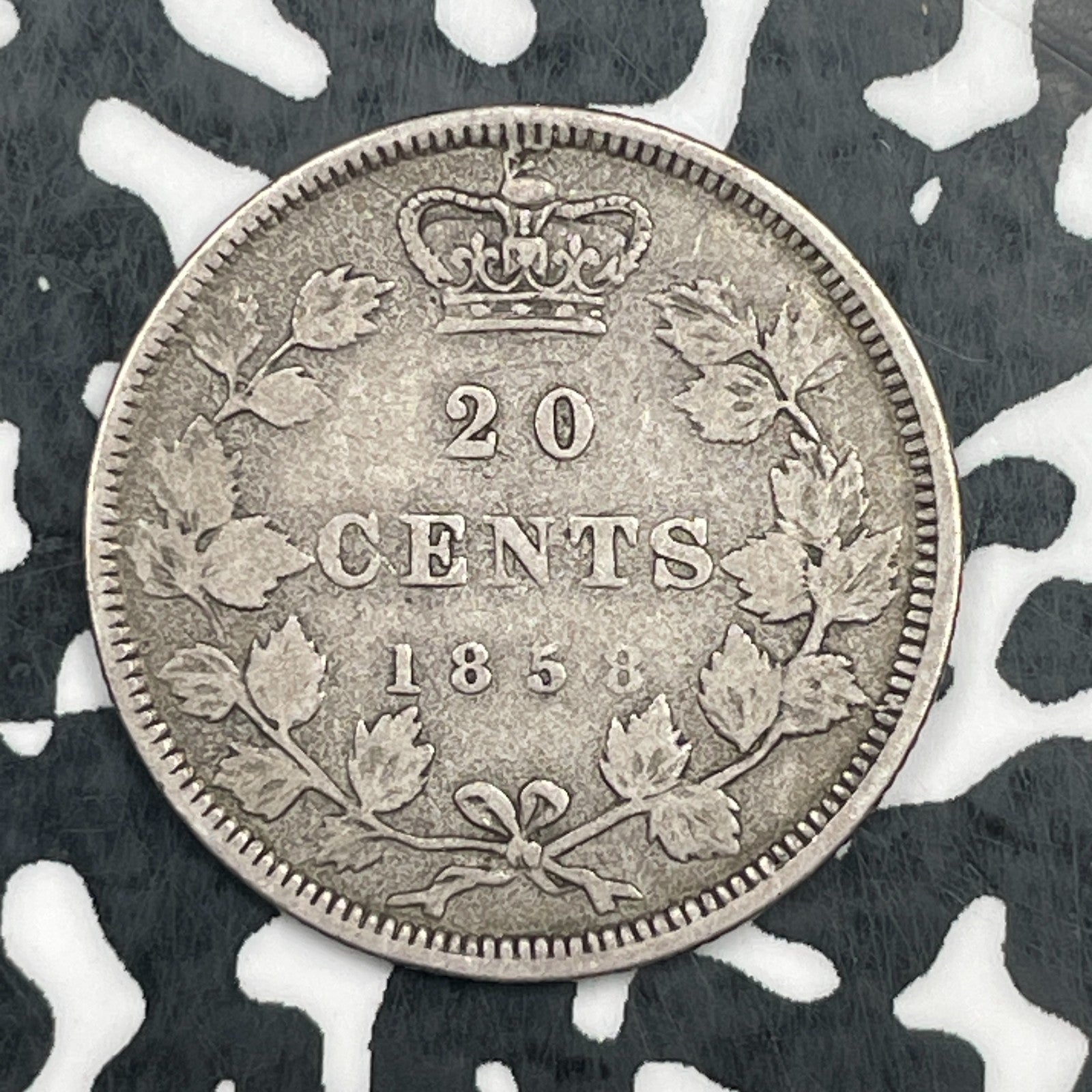 1858 Canada 20 Cents Lot#JM1701 Silver!