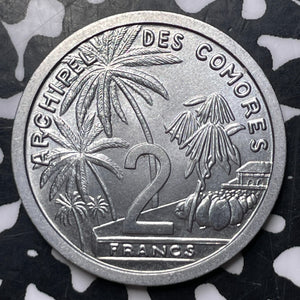 1964 Comoros Islands Essai 2 Francs Lot#MK219 High Grade! Beautiful!