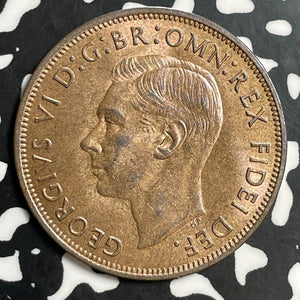 1949 Great Britain 1 Penny Lot#E9055 High Grade! Beautiful!