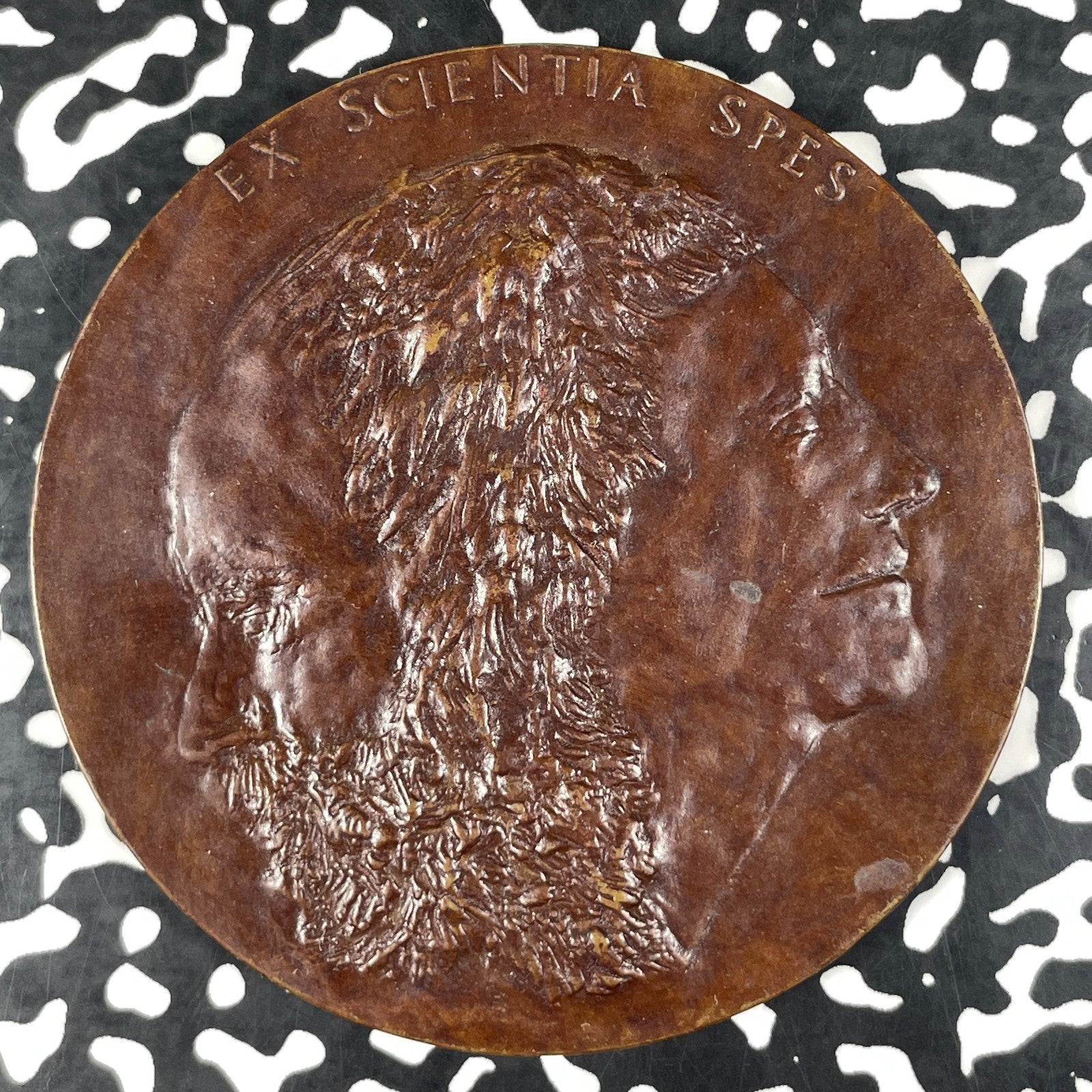 1961 U.S. New York Public Library Medal By Leonard Baskin Lot#B3188 64mm