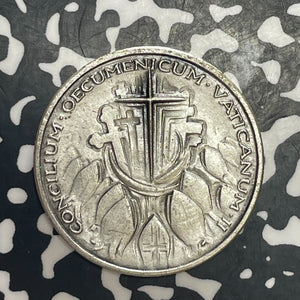 Undated Vatican City Pope John XXIII/Paul VI Medal Lot#T6396 Silver!
