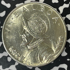 1947 Panama 1 Balboa Lot#T3106 Large Silver Coin! High Grade! Beautiful!