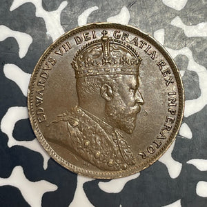 1907 Newfoundland Large Cent Lot#T6395 Nice!