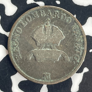 1822-M Italy Lombardy-Venetia 1 Centesimo Lot#T8797