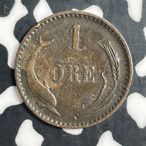 1879 Denmark 1 Ore Lot#T3738 Nice!