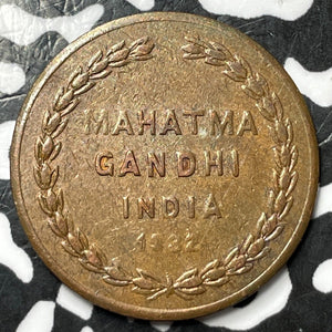 1932 India Mahatma Ghandi Token Lot#D7282