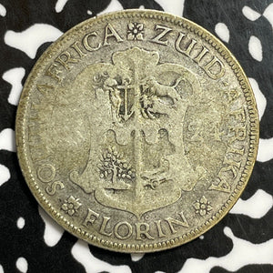 1924 South Africa 1 Florin Lot#E5988 Silver!