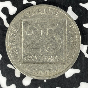 1903 France 25 Centimes (Many Available) (1 Coin Only)