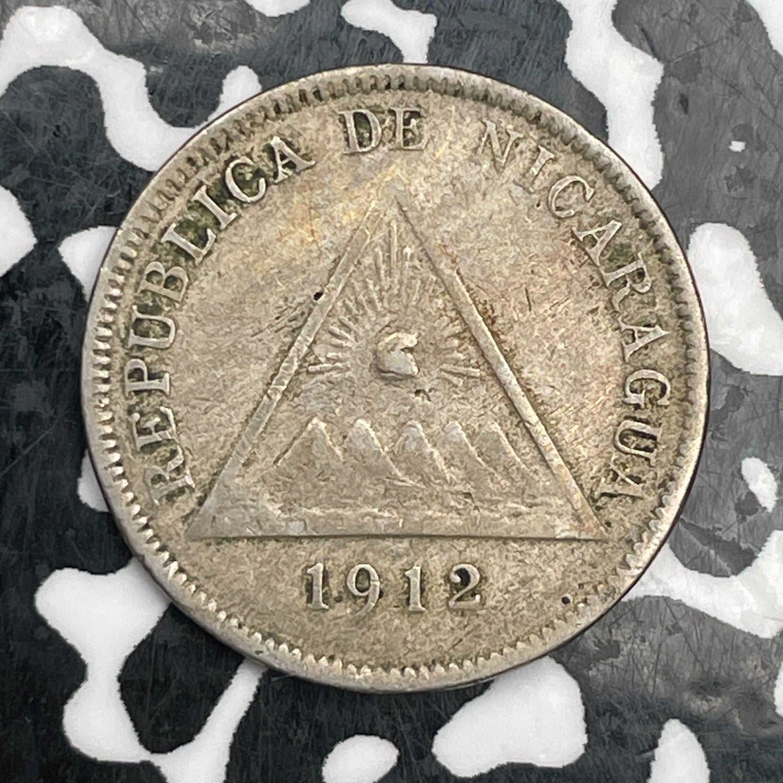 1912 Nicaragua 5 Centavos Lot#N2524