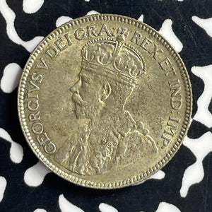 1928 Canada 25 Cents Lot#T6997 Silver! Nice!