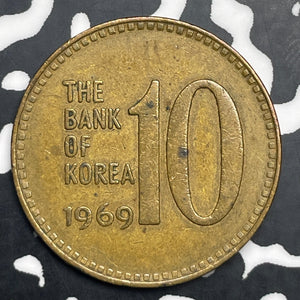 1969 Korea 10 Won Lot#C0896