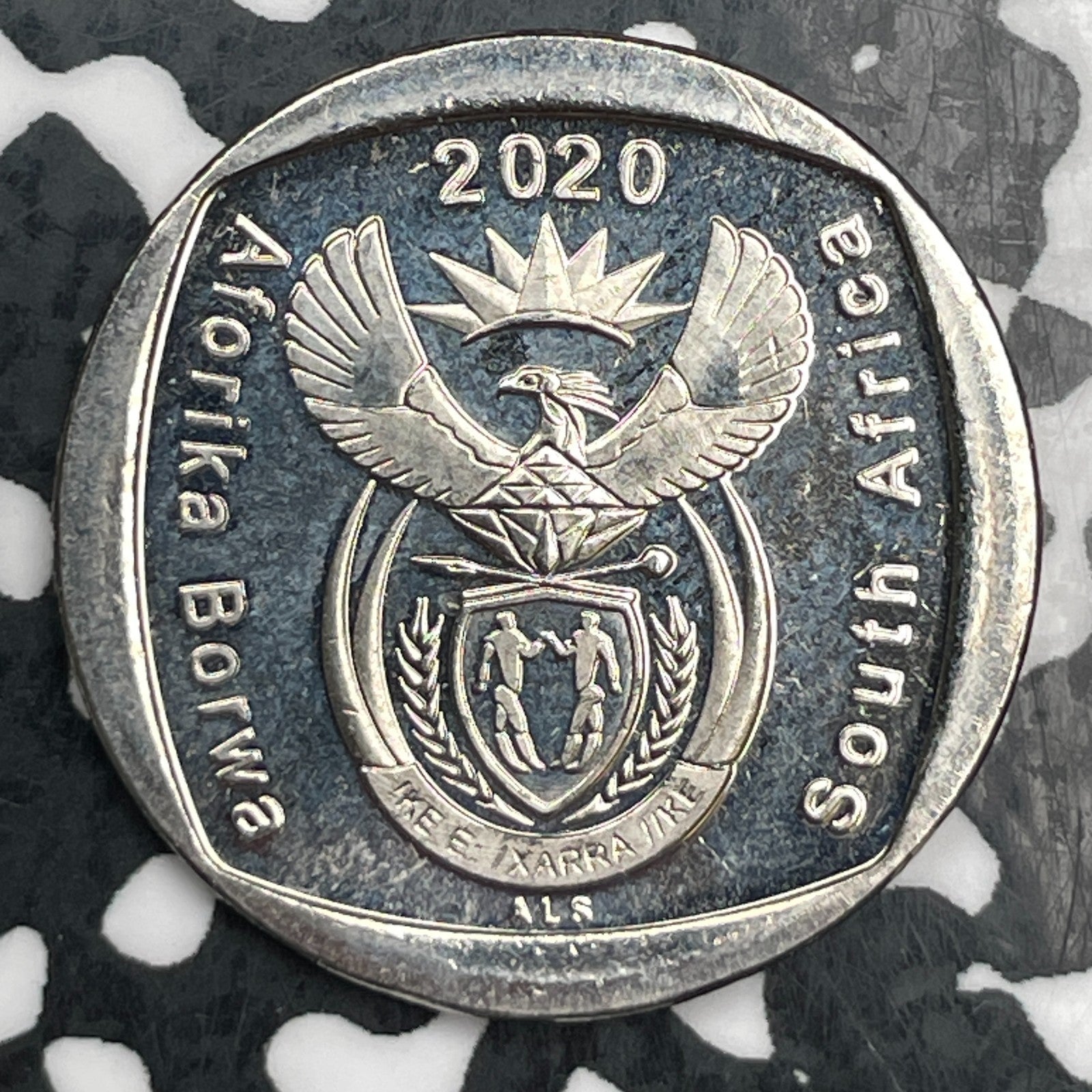 2020 South Africa 2 Rand Lot#F6583 High Grade! Beautiful!