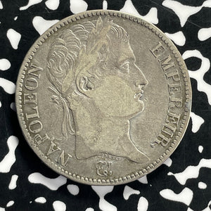 1809-B France Napoleon 5 Francs Lot#JM9809 Large Silver!