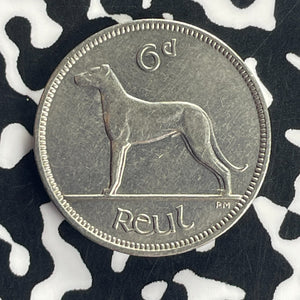 1934 Ireland 6 Pence Sixpence Lot#T8695 Nice!