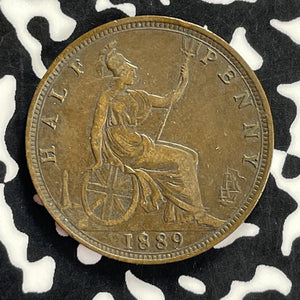 1889 Great Britain 1/2 Penny Half Penny Lot#T9585