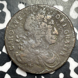 1683 Ireland Charles II 1/2 Penny Lot#MK285