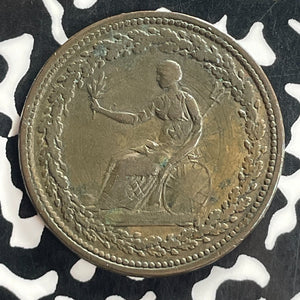 1813 Lower Canada Spread Eagle 1/2 Penny Token Lot#T7726