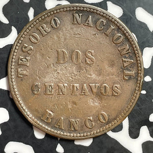 1854 Argentina 2 Centavos Lot#T1282