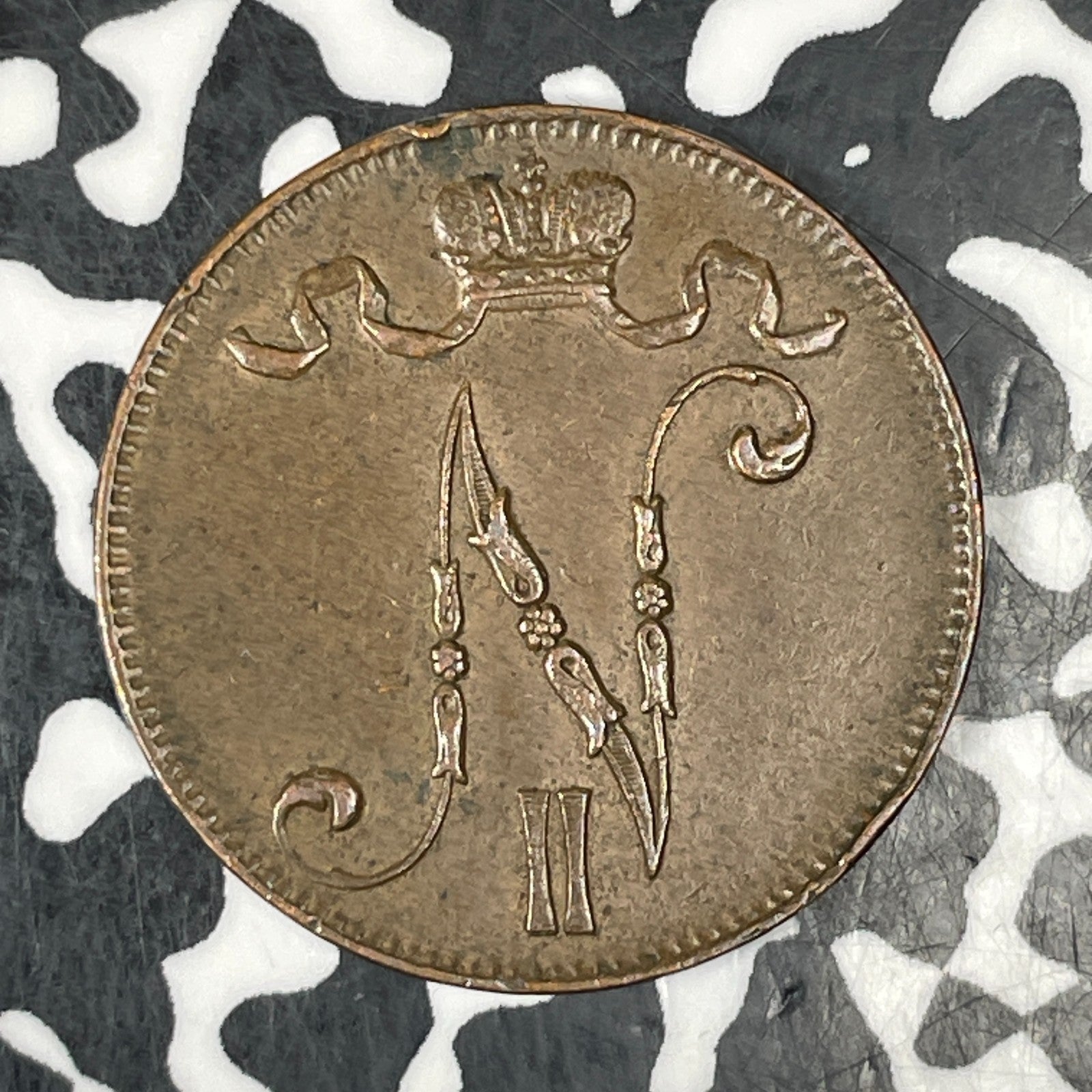 1913 Finland 5 Pennia Lot#C7145