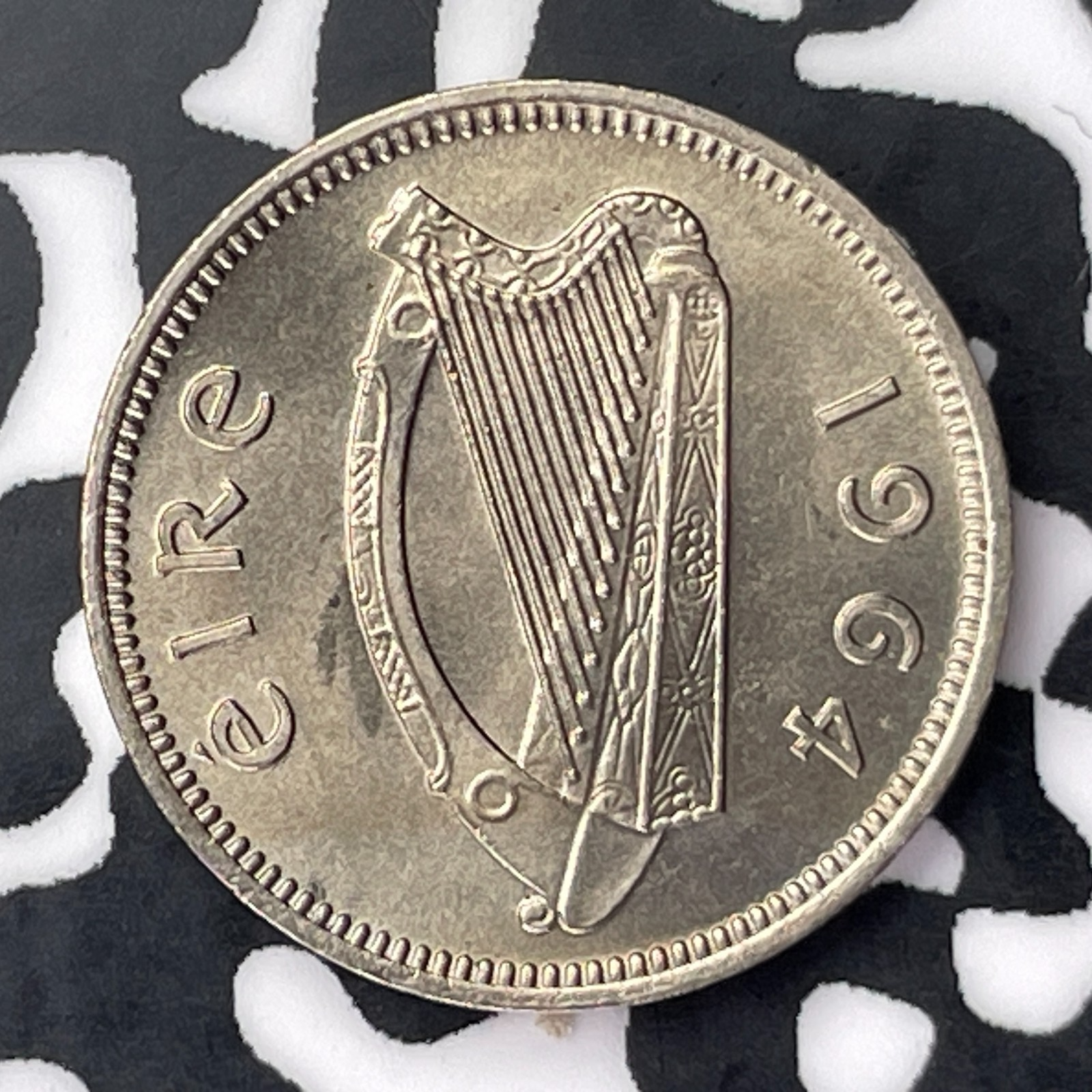 1964 Ireland 3 Pence Threepence Lot#C4264 High Grade! Beautiful!