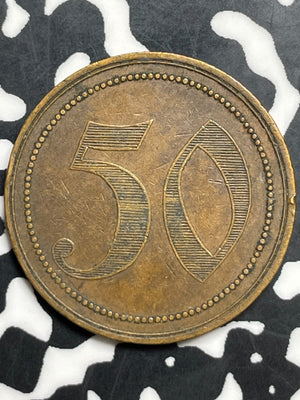 Undated Germany Bethel 50 Pfennig Notgeld Lot#T9902