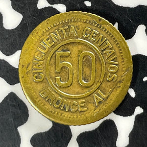1922 Guatemala 50 Centavos Lot#T4880