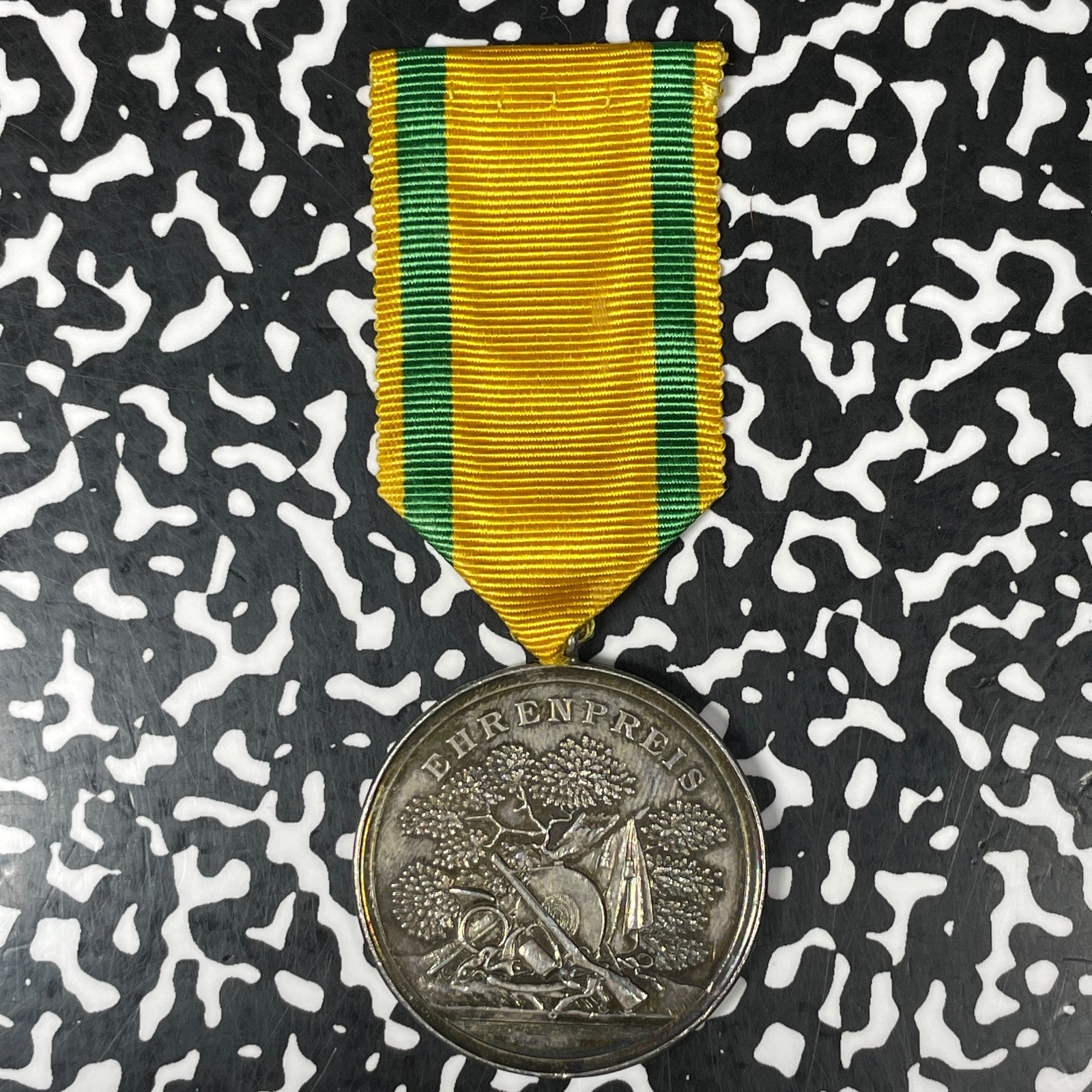 1897 Switzerland Shooting Festival Award Medal Lot#OV1819 Silver! 36mm