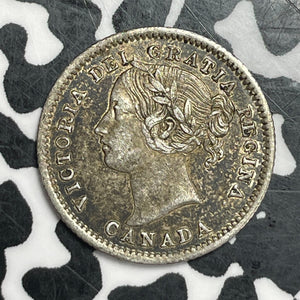 1870 Canada 10 Cents Lot#JM9512 Silver! Nice!