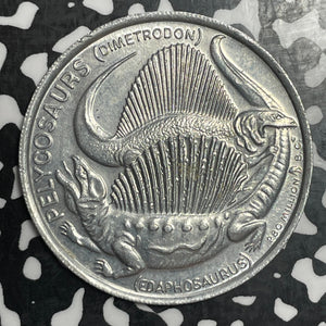 Undated U.S. 'When the World Was Young' Dinosaur Medal Lot#T2828