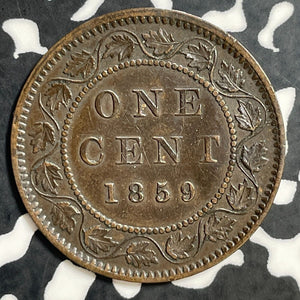 1859 Canada Large Cent Lot#E7372 Nice!