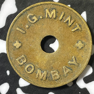 Undated India Bombay I.G. Mint 5 Paisa Canteen Token Lot#E4703