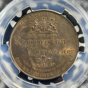 1896 G.B. Remington Typewriter/Royal Family Token PCGS MS64RB Lot#G1047