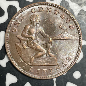 1944-S U.S. Philippines 1 Centavo Lot#T2896 High Grade! Beautiful!