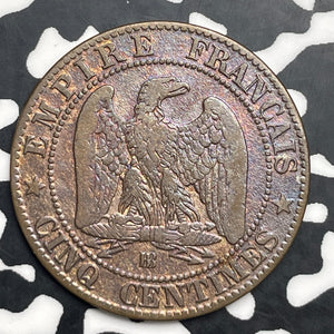 1864-BB France 5 Centimes Lot#C0885