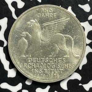 1979-J West Germany 5 Mark Lot#C0687 Silver! High Grade! Beautiful!