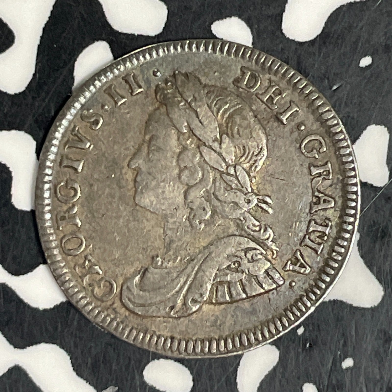 1740 Great Britain George II 4 Pence Lot#JM0445 Silver! Nice!
