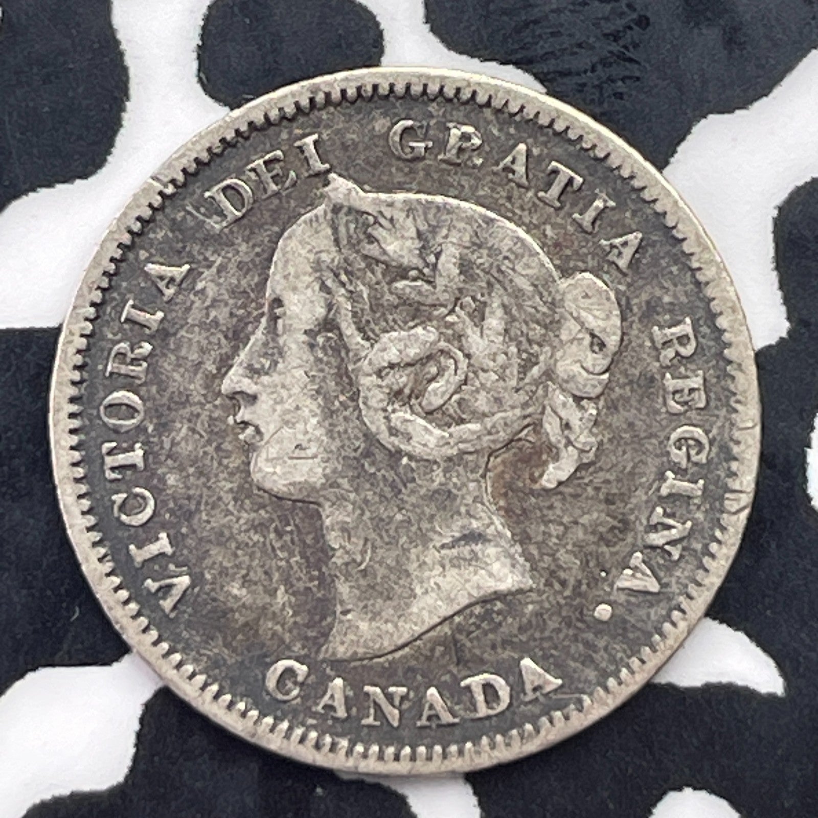 1900 Canada 5 Cents Lot#C2667 Silver!