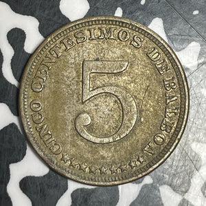 1929 Panama 5 Centesimos Lot#T6360