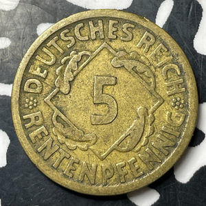 1924-E Germany 5 Pfennig Lot#E7682