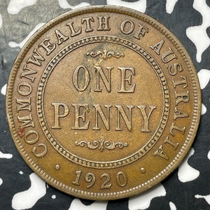 1920 Australia 1 Penny Lot#E8200 Dot Above